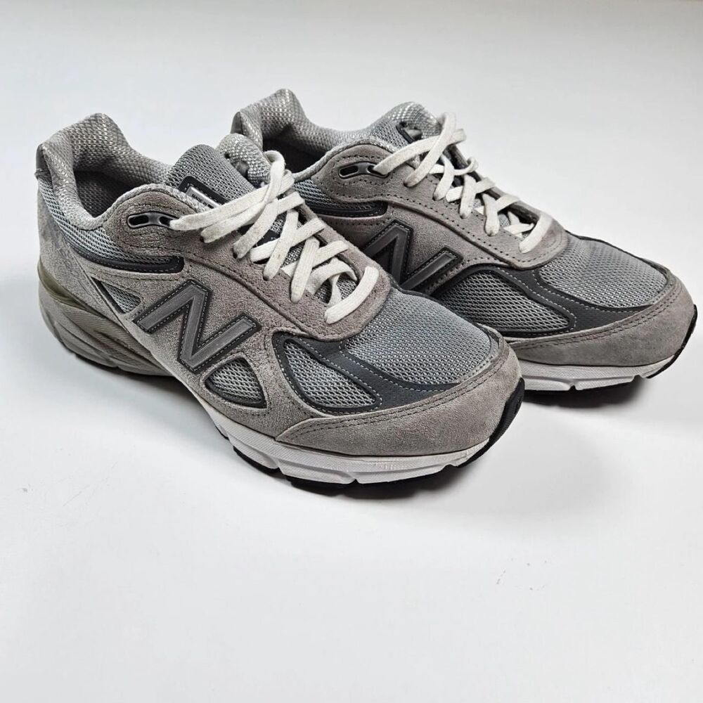 Women's (size 8.5) New Balance 990v4 Greystone Suede Grey Classic Trainers